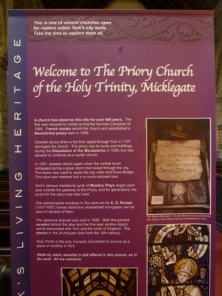 photo of Holy Trinity Micklegate's Church burial ground